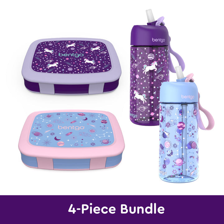 Bentgo Kids Prints Lunch Boxes & Water Bottles L3