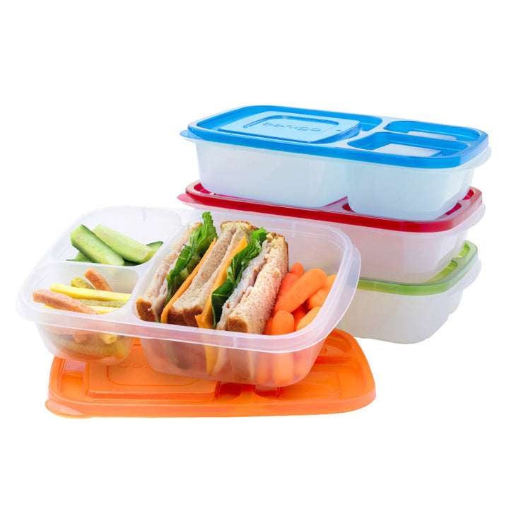 Bentgo Easyboxes 3-Compartment Food Containers 8-Piece Set F0