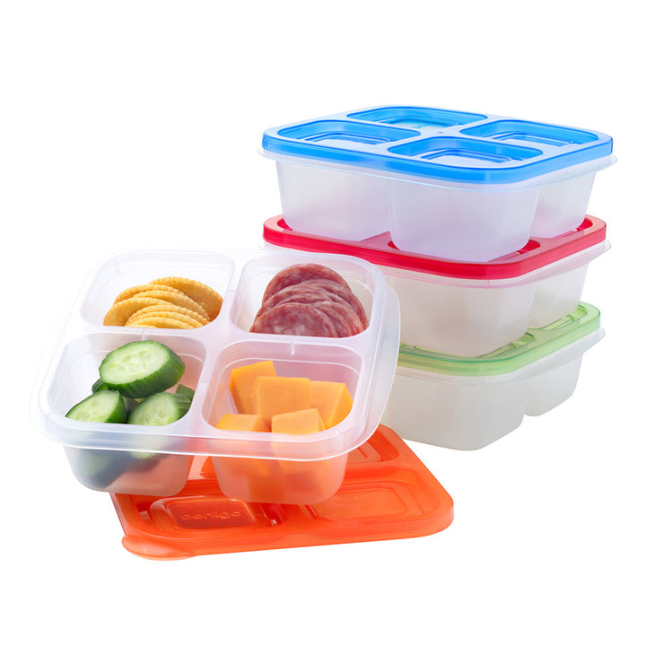 Bentgo Easyboxes 4-Compartment Snack Containers 8-Piece Set R1