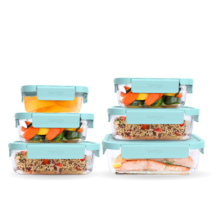 Bentgo Glass Leak-Proof Food Storage Set (12-Piece) O7